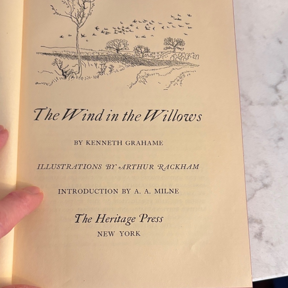 1940Vintage The Wind in the Willows Hardcover - Red Spine with Gold Lettering - Picture 6 of 8
